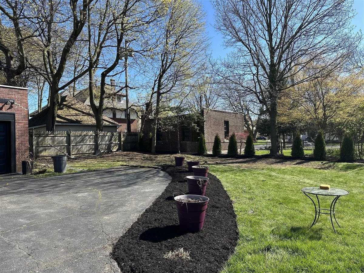 Completed landscape improvement project in Buffalo, NY