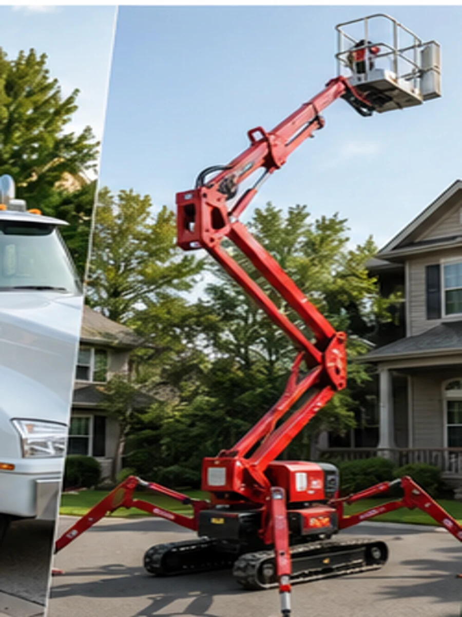Red spider lift machine