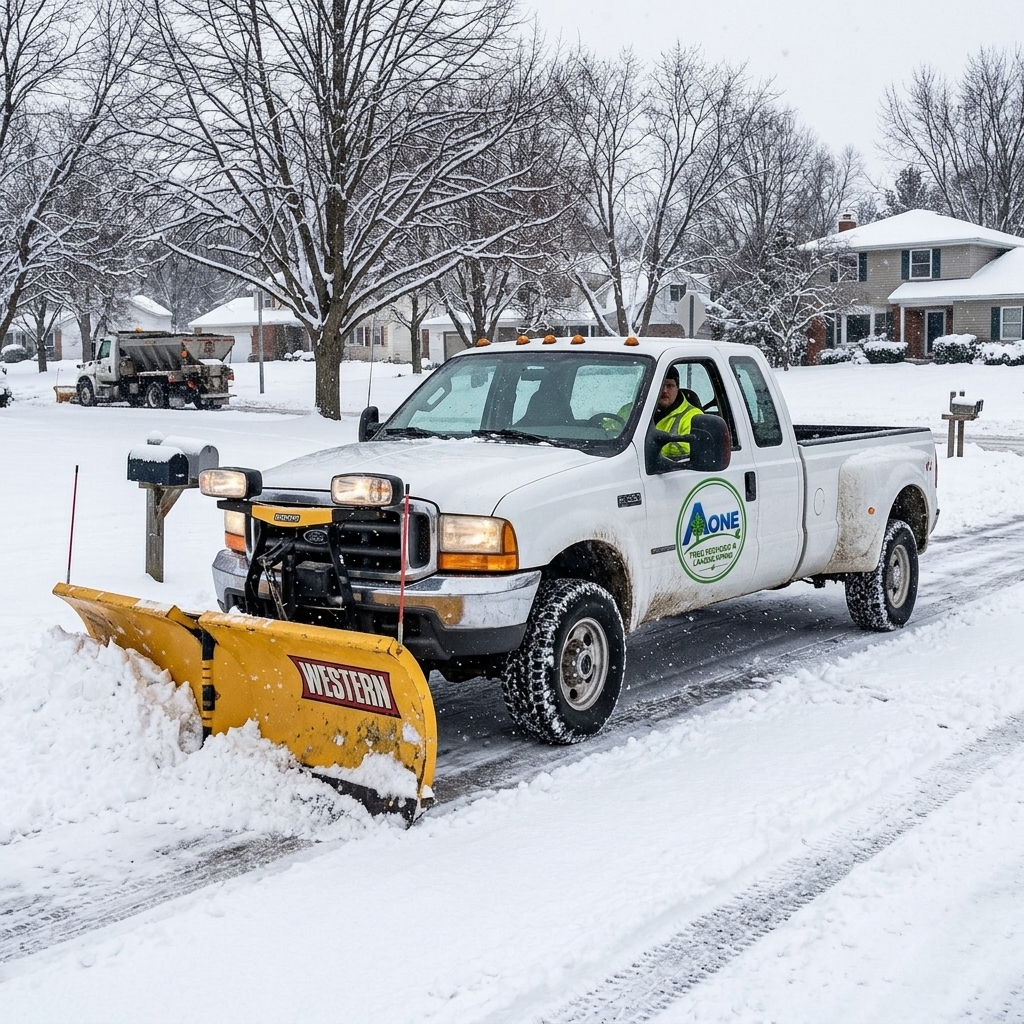 Snow Plowing Buffalo NY Image