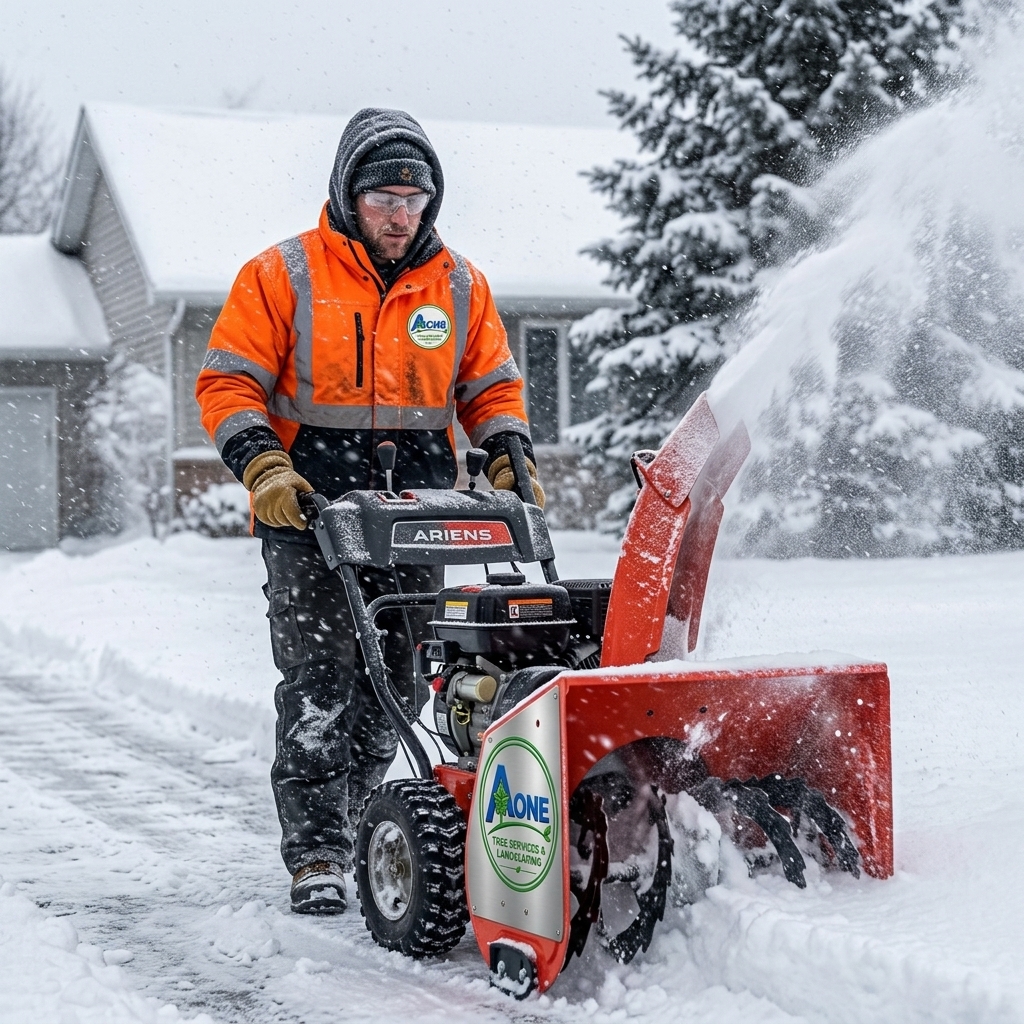Snow Plowing Buffalo NY Image